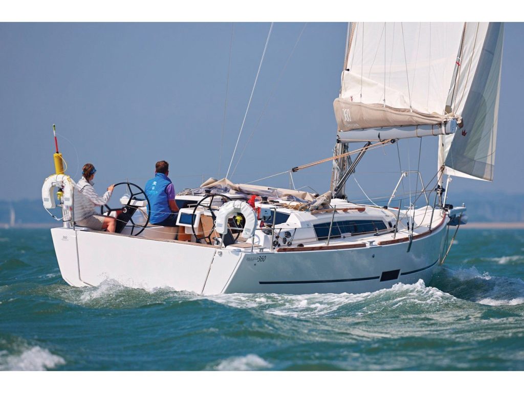 Sailing boat Dufour 360 Grand Large Nautilus for charter in Organiye near Marmaris in Turkey