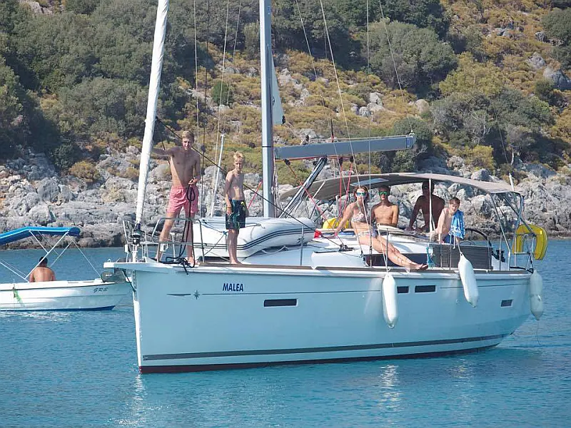 Sailing yacht Jeanneau Sun Odyssey 419 Malea for charter in Fethiye in Turkey