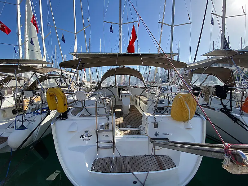 Sailing yacht Jeanneau Sun Odyssey 43 Saida for charter in Fethiye in Turkey