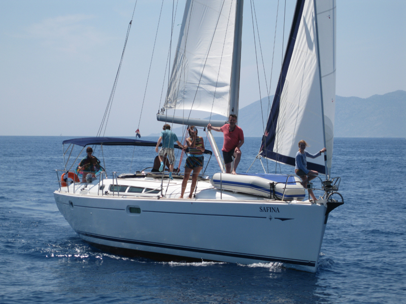 Sailing yacht Jeanneau Sun Odyssey 45 Safina for charter in Fethiye in Turkey