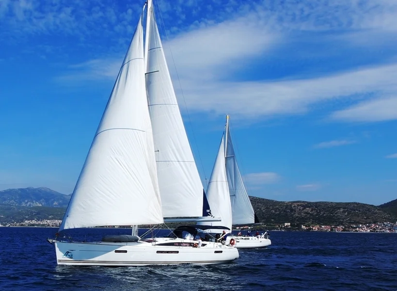 Cockpit of sailing yacht Jeanneau 53 Nazli Denizim for charter in Marmaris in Turkey