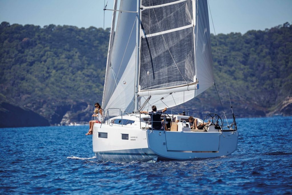 Sailing yacht Jeanneau Sun Odyssey 410 Sky Lina for charter in Marmaris in Turkey