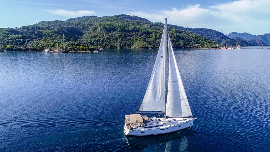 Sailing yacht Jeanneau Sun Odyssey 479 Sky Selin for charter in Marmaris in Turkey