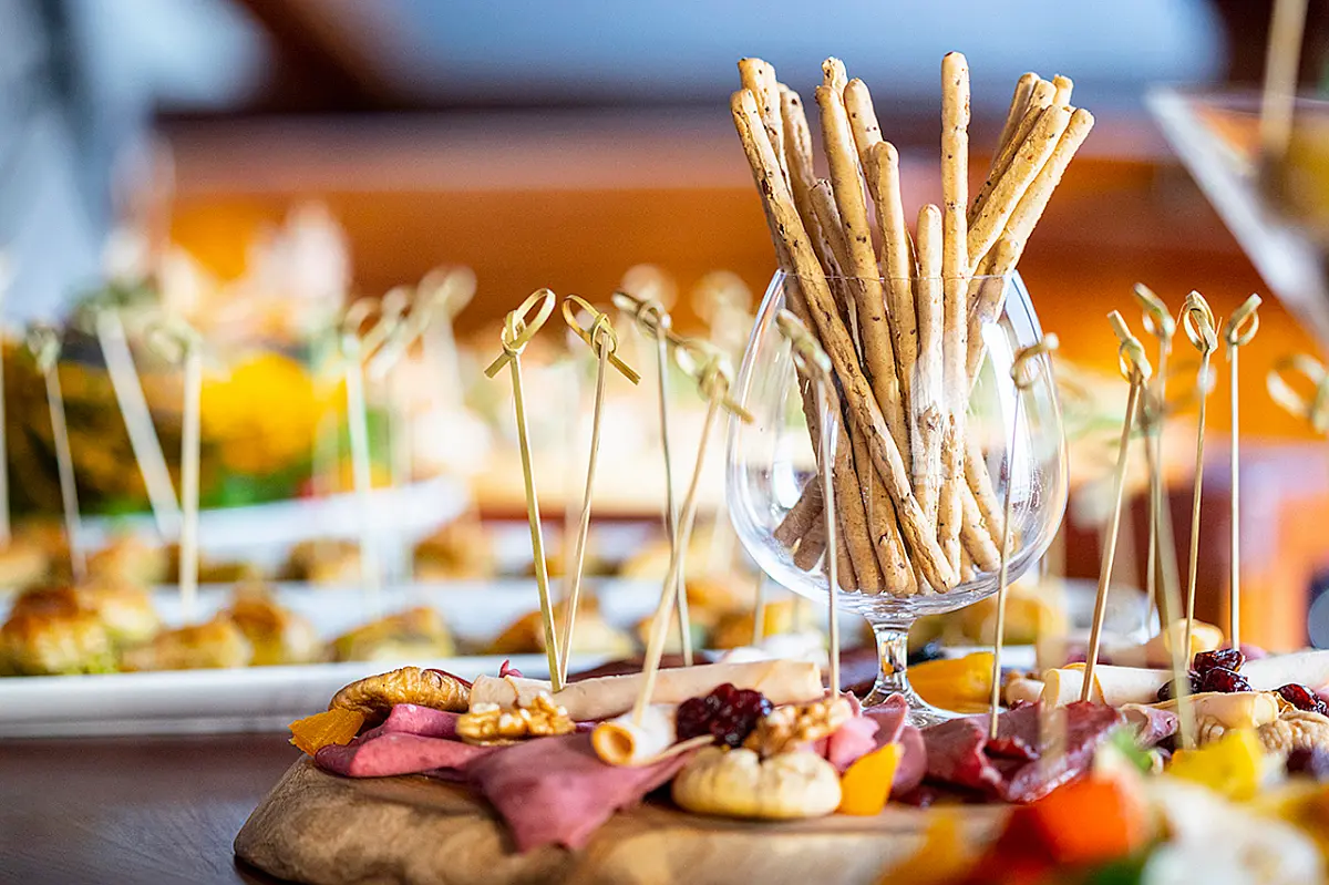 Hospitality and gourmet food on board of Superior Gulet Queen of Datca in Kos Island in Greece