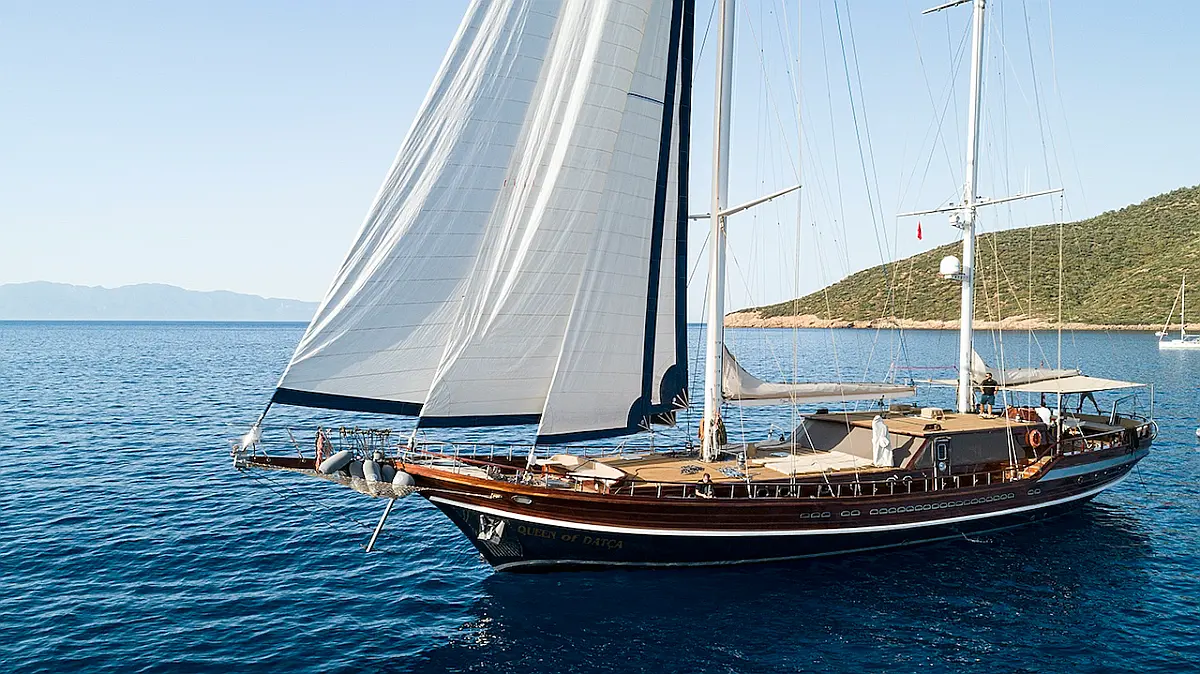 Superior Gulet Queen of Datca for cruises in Aegean Sea