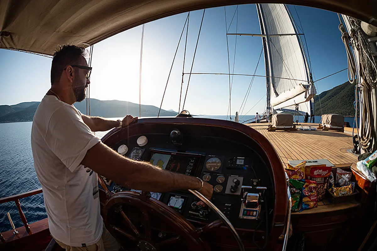 Sailing with Superior Gulet Queen of Datca in Kos Island in Greece