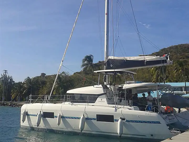 Catamaran Lagoon 42 Tidre for charter in Guadeloupe