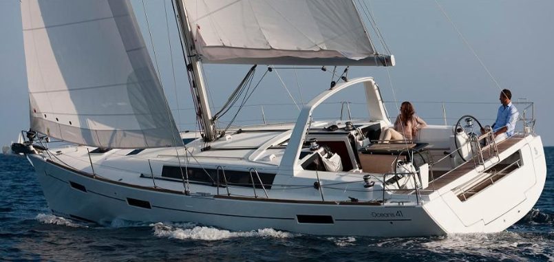 Sailing yacht Beneteau Oceanis 41 Tina for charter in Fethiye in Turkey and sailing holidays in Aegean Sea