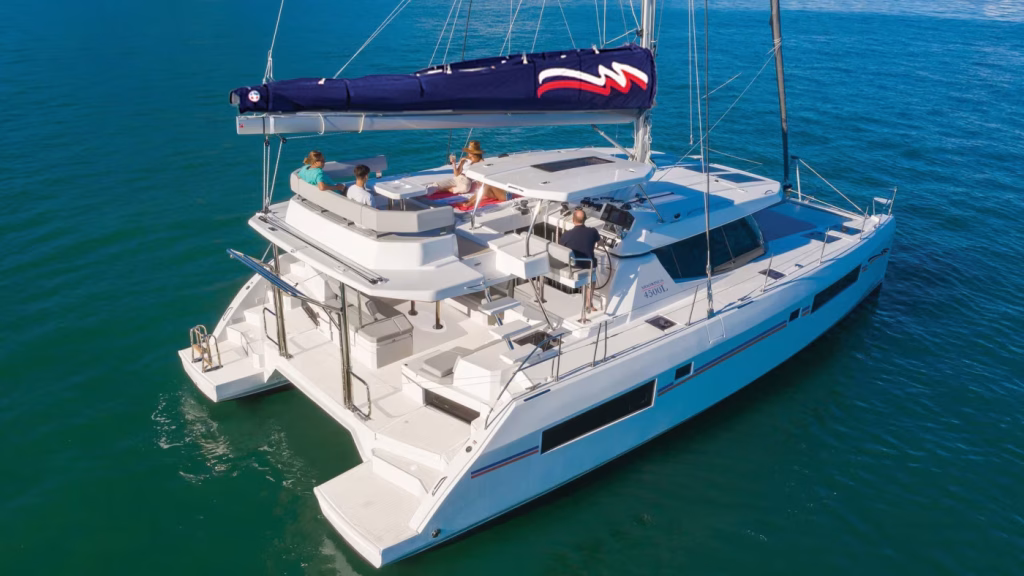 Catamaran Moorings 4500L with 4 cabins for charter in Antigua and Barbuda in Caribbean
