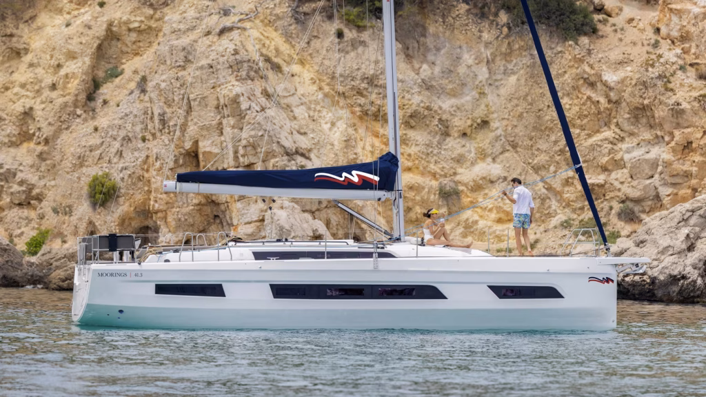 Sailing yacht Dufour 41 (Moorings 41.3) for charter in Saint Martin in Caribbean