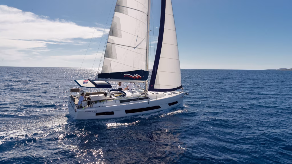 Sailing yacht Dufour 41 (Moorings 41.3) for charter in Saint Martin in Caribbean