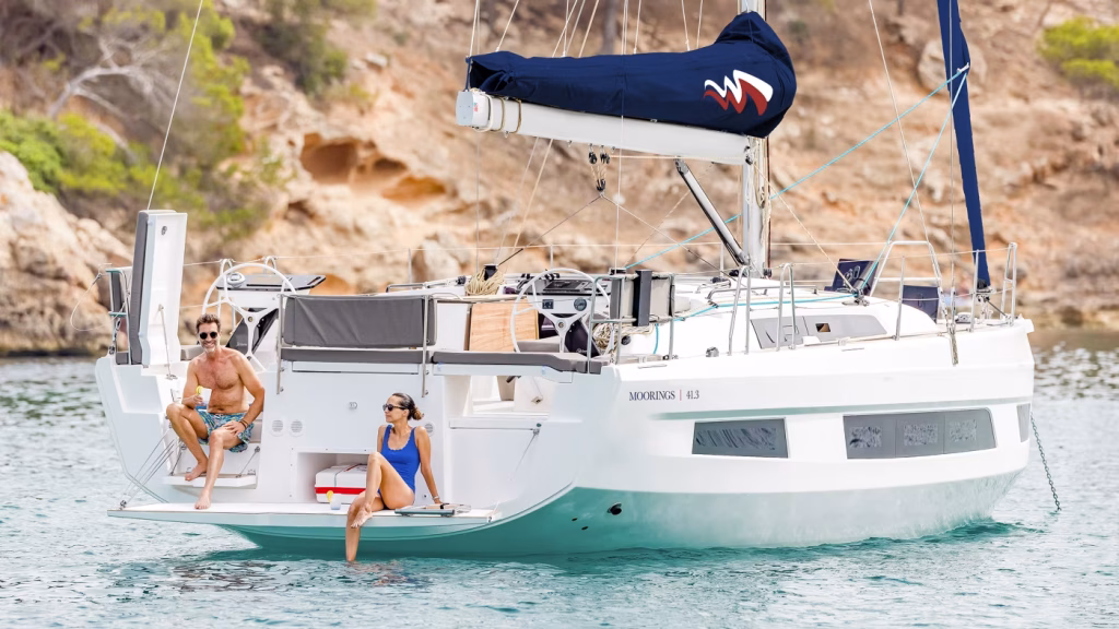 Sailing yacht Dufour 41 (Moorings 41.3) for charter in Tortola in British Virgin Islands in Caribbean