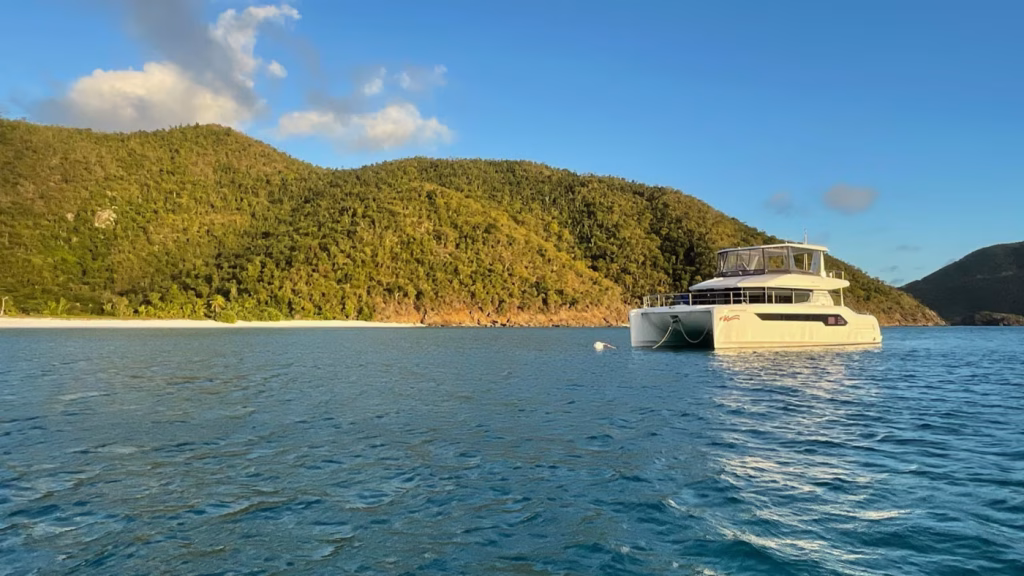 Power catamaran Leopard 53 PC for charter in Tortola in British Virgin Islands in Caribbean